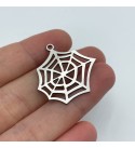 Stainless Steel Spider Web Charm, Web Pendant, Spider Web Necklace Charm, Earring Findings, Laser Cut Jewelry Making Supplies STL-3012