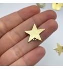 1 Pair Brass Star Earring, Raw Brass Star Stud Earrings, Brass Earring Stud, Brass Earring Post, Star Stud, Brass Jewelry Supplies RW-1494