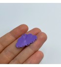 Cloud Earring Charm, Cloud Pendant, Colored Steel Earring Charm, Brass Earring Charms, Laser Cut Jewelry Making Supplies PTD-1139