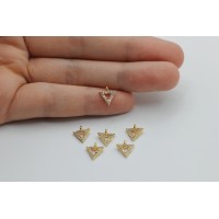 24k Gold Triangle Ch...