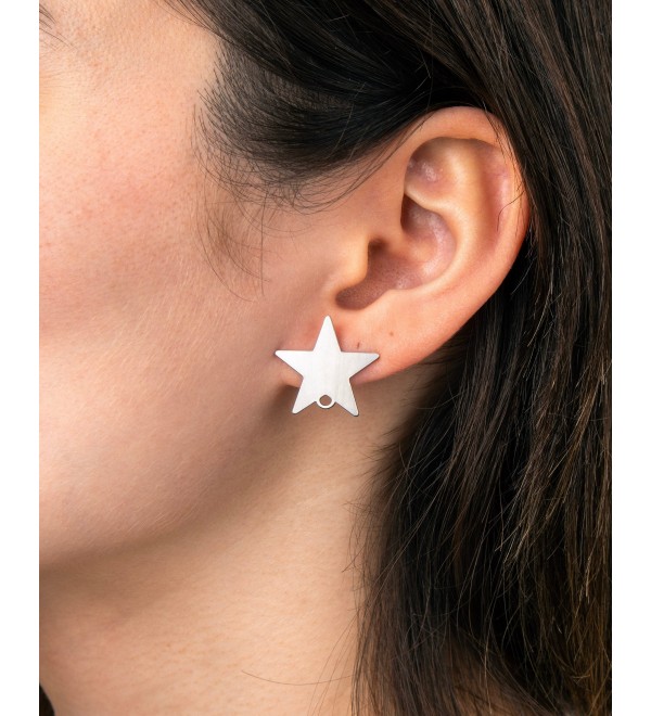 1 Pair Stainless Steel Star Earring, Star Stud Earrings, Steel Earring Stud, Steel Earring Post, Star Stud, Steel Jewelry Supplies STL-3494