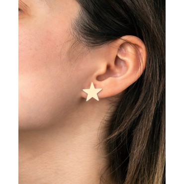 1 Pair Brass Star Ea...