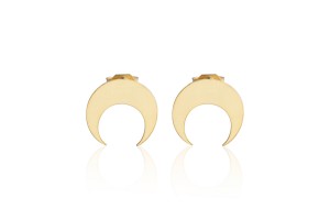 1 Pair Gold Plated M...