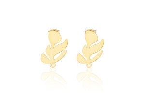 1 Pair Gold Plated L...