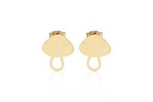 1 Pair Gold Plated M...