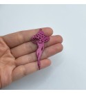 Mushroom Charm, Mushroom Legs Pendant, Colored Mushroom Charm, Pink Green Mushroom Charm, Laser Cut Jewelry Making Supplies P-1545